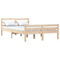 Bedframe massief hout 135x190 cm - thumbnail