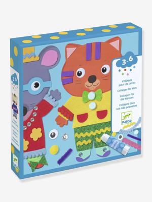 Collage set Kleine kooltjes DJECO blauw Collage set Kleine kooltjes DJECO blauw