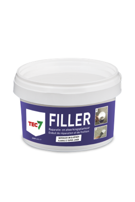 Tec7 Filler pot Alles-in-één vulmiddel en afwerkingsplamuur 250ml - 601025000