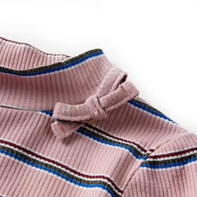Kindershirt met lange mouwen gestreept 140 lichtroze Kindershirt met lange mouwen gestreept 140 lichtroze