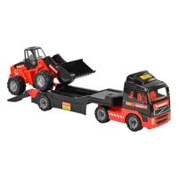 Mammoet Toys Cavallino mammoet vrachtwagen met aanhanger en graafmachine - thumbnail