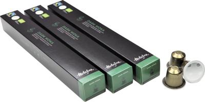 Mokafina aluminium koffiecapsules, dark Moka, 10 stuks Mokafina aluminium koffiecapsules, dark Moka, 10 stuks