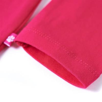 VidaXL Kindershirt met lange mouwen 104 felroze