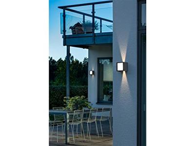 KonstSmide Led wandspotCremona Up - Down 3-lichts 14cm antraciet - 7946-370
