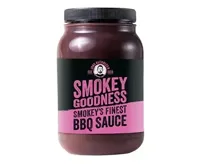 Smokey Goodsness Smokey&apos;s finest bbq saus 500ml - thumbnail