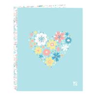 Ringmap Moos Fiori Multicolour A4 26.5 x 33 x 4 cm - thumbnail