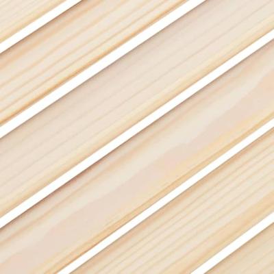 VidaXL Kastdeuren met lamellen 2 st 61,5x29,5 cm massief grenenhout