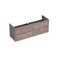 Onderkast Forzalaqua Gela 160x51x60 cm 4 Softclose Lades Eiken Silver Grey Forzalaqua - thumbnail