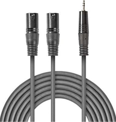 Nedis Gebalanceerde Audiokabel | 2x XLR 3-Pins Male naar 3,5 mm Male | 3 m | 1 stuks - COTH15310GY30 COTH15310GY30 Nedis Gebalanceerde Audiokabel | 2x XLR 3-Pins Male naar 3,5 mm Male | 3 m | 1 stuks - COTH15310GY30 COTH15310GY30