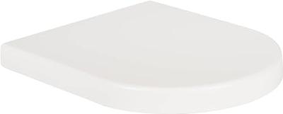 Saqu Home compact en randloos hangtoilet met PowerFlush en quickrelease toiletbril mat wit - thumbnail