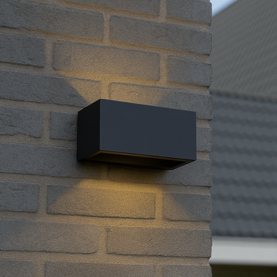 Lumo Recta Zwart - Wandarmatuur zonder lichtbron - Excl 2xG9 - IP65 Lumo Recta Zwart - Wandarmatuur zonder lichtbron - Excl 2xG9 - IP65