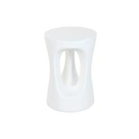 Bijzettafel Home ESPRIT Wit 35,5 x 35,5 x 51 cm - thumbnail