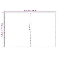 Aanhangwagennet 3,5x5 m HDPE groen - thumbnail