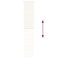 Zebra rolgordijn 40x200 cm stofbreedte 35,9 cm marmerbeige - thumbnail