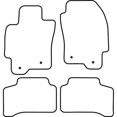 Automatten passend voor Jaguar X-Type 2001-2010 TMJA501