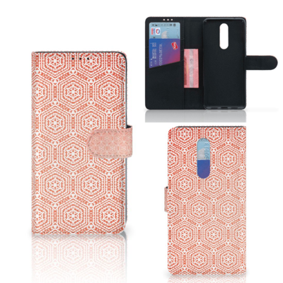 OnePlus 7 Pro Telefoon Hoesje Pattern Orange OnePlus 7 Pro Telefoon Hoesje Pattern Orange