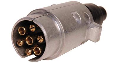 COREXX stekker plug 7-pin alu