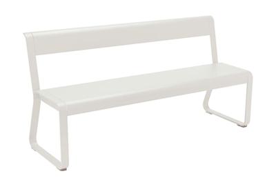 Fermob Bellevie bench tuinbank met rugleuning Clay Grey Fermob Bellevie bench tuinbank met rugleuning Clay Grey