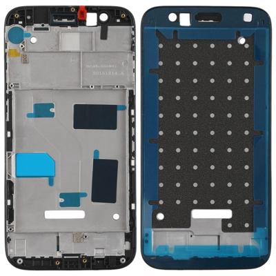 Front behuizing LCD-omlijsting plaat voor Huawei G7 plus (zwart)