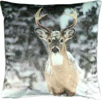 Kussen Winter printed 45x45cm dessin 9 - Unique living - thumbnail