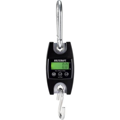 VOLTCRAFT HS-300 Hangweegschaal Weegbereik (max.) 300 kg Resolutie 200 g Zwart VOLTCRAFT HS-300 Hangweegschaal Weegbereik (max.) 300 kg Resolutie 200 g Zwart