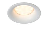 Lucide ZIVA - Inbouwspot Badkamer - Ø 8,4 cm - 1xGU10 - IP44 - Wit - thumbnail