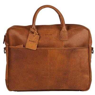 Burkely Vintage Max Worker 17" laptopbag-Cognac