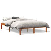 Bedframe massief grenenhout wasbruin 120x200 cm - thumbnail