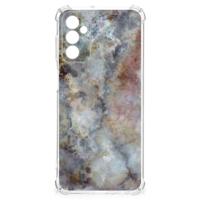 Samsung Galaxy M13 4G | M23 Anti-Shock Hoesje Marmer Grijs - thumbnail