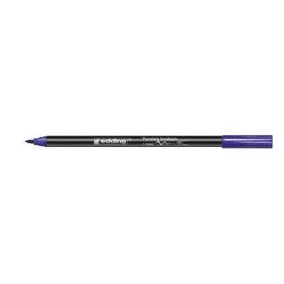 Brushpen edding 4200 porselein blauw Brushpen edding 4200 porselein blauw
