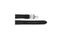 Horlogeband Seiko 7D46-0AB0 / SNP015P1 / 4LA8JB Leder Zwart 20mm - thumbnail