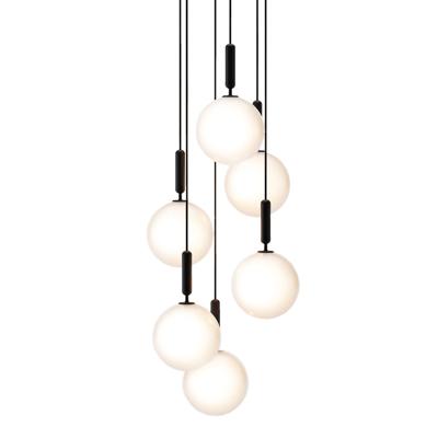 Nuura Miira 6 Large Hanglamp - Grijs - Wit