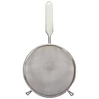 Metaltex Zeef 20 cm Staal/Kunstrof Wit - thumbnail