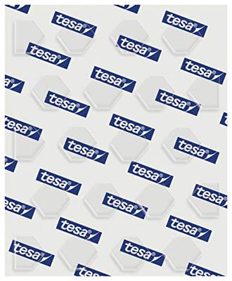 tesa Dubbelzijdige kleefpads Transparant Inhoud: 60 stuk(s)