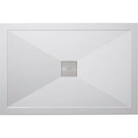 Crosswater Showertray douchebak 120x90x2.5cm rechthoek wit SL0R91200 - thumbnail