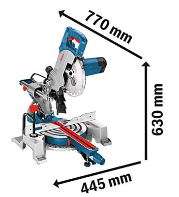 Bosch Professional GCM 80 SJ Afkortzaag 216mm 1400W - 0601B19001 - thumbnail