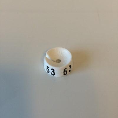 MB wit/zwart 53 voor op kledinghanger