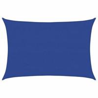VidaXL Zonnezeil 160 g/m² rechthoekig 4x5 m hdpe blauw - thumbnail