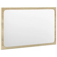 3-delige Badkamermeubelset bewerkt hout sonoma eikenkleurig - thumbnail