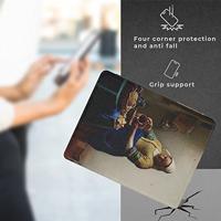 Lunso - Kobo Aura H20 Edition 2 hoes (6.8 inch) - Vegan Saffiano Leren sleep cover - Vermeer Melkmeisje - thumbnail