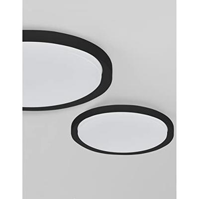 Lyora PlafonniereTroy zwart Ø 46cm - 9053592