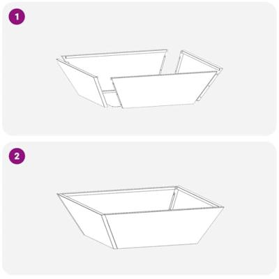 VidaXL Tuin bloempot roestig 50 x 50 x 15 cm cortenstaal