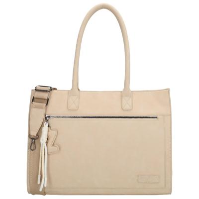 Zebra trends rosalyn shopper 15,6 inch-Beige