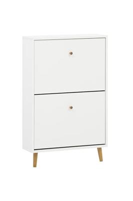 Schildmeyer Schoenenkast Bjarne (2 vakken, mat wit)