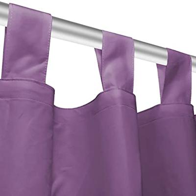 VidaXL Micro-satijnen gordijnen met lussen 140x225 cm lila 2 st VidaXL Micro-satijnen gordijnen met lussen 140x225 cm lila 2 st