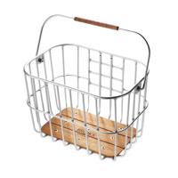 BROOKS Hoxton wire basket - silver - thumbnail