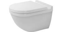 Duravit Starck 3 wandcloset 54cm met spoelrand diepspoel wit 2225090000 - thumbnail