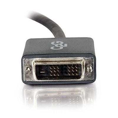 C2G 2m DisplayPort manspersoon to Single Link DVI-D manspersoon Adapter kabel - Zwart