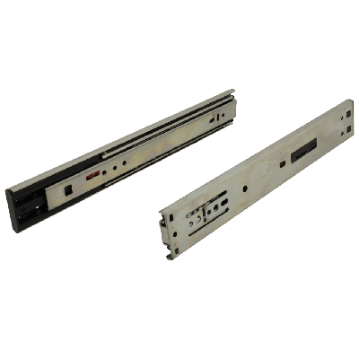 Kogelladegeleider Volledig Uittrekbaar - Soft-close - 650mm - Draagvermogen 30kg - Demontabel - Zink Gecoat - 1 Paar