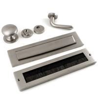 Hardbrass Voordeurset Pragma/Silvia compleet linkswijzend SKG3 met kerntrekbeveiliging - PVD Inox - thumbnail